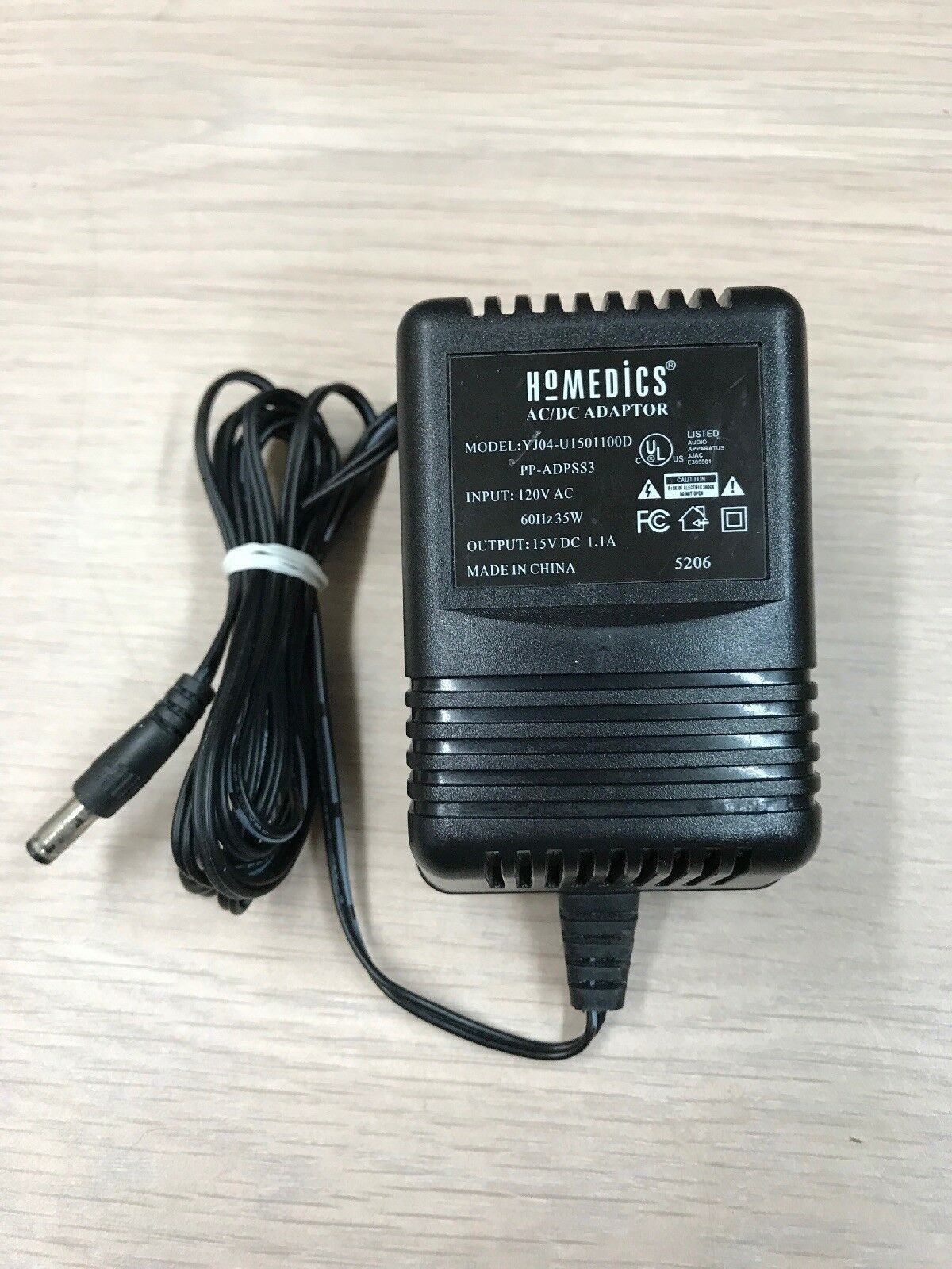 *Brand NEW* Homedics YJ04-U1501100D PP-ADPSS3 AC Adapter Power Supply